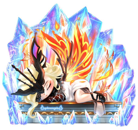 1 character + complex background + complex character design - 82€