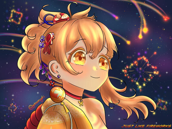 Headshot + simple background + complex character design - 126€