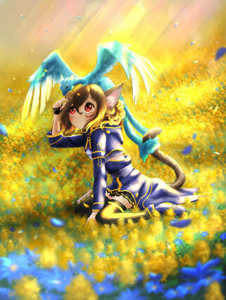 Full-body + complex background + animal - 175,5€